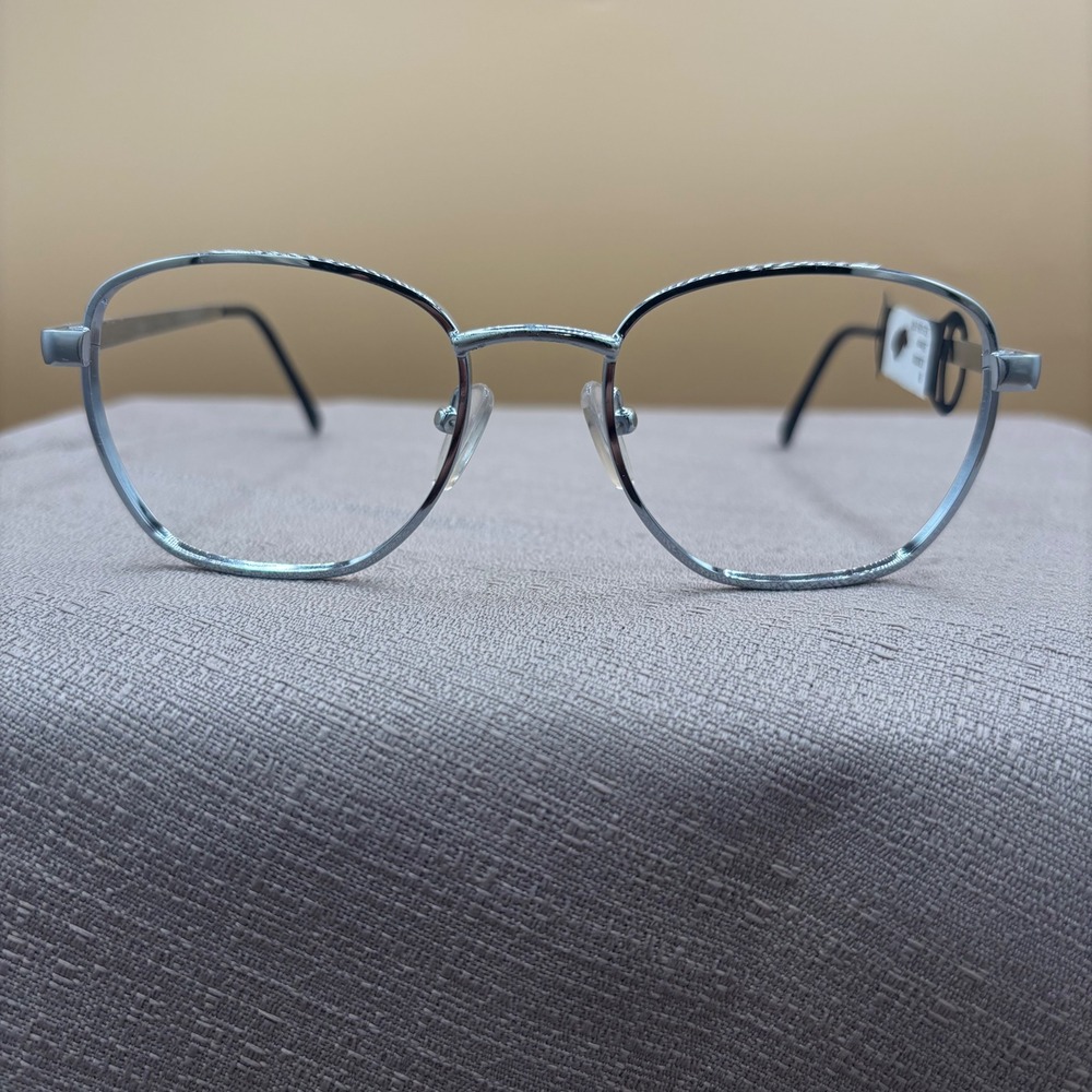 3M Z87-2+ Silver Metal Eyeglass Frames CS8000 52-18-140 Safety‎ Glasses